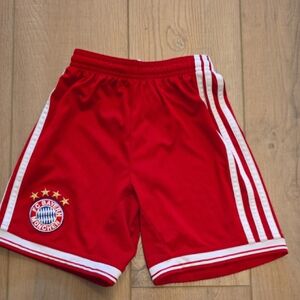 FC Bayern Munchen Adidas Climacool Red Athletic Shorts US Size XS